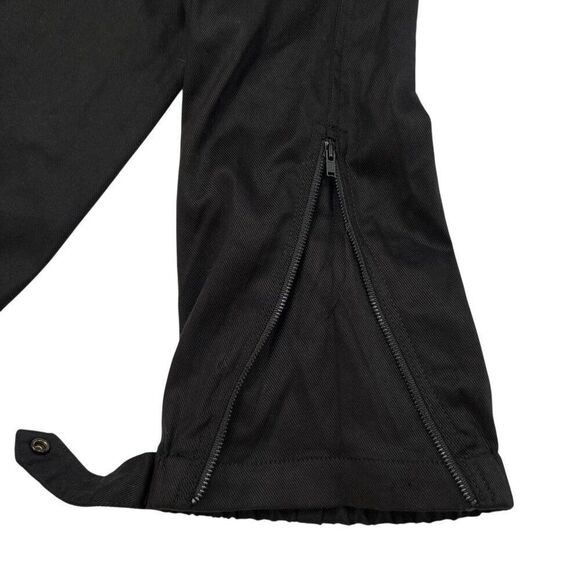 Nili Lotan Arliss Cargo Pant Zippered Cuffs Black Size 4 - Picture 9 of 11